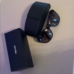 Prada Black Sunglasses with Case